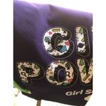 Girl Scouts Girl Power Black & Purple‎ Drawstring Backpack Tote Bag NEW Canvas Photo 9