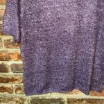 draper's & damon's  Petite Burgundy Knit Short Sleeve Sweater Women's Size Large P Photo 4