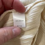 cupio  Light Tan Floral Gauze Tank W/Fly-away Back Size S Photo 3