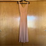 Free People  Sweet as Honey Ribbed Slip Maxi Tank Dress Size Medium Photo 7