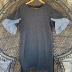 Luxology  Gray sweater T shirt Dress Photo 0
