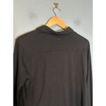 Cuyana  Pima Cotton Modal Black Long Sleeve Button Down Shirt Size Medium Photo 6