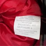 Vintage Inuk Red Vancouver Indigenous Embroidered Fleece Trim Vest size Small Photo 7