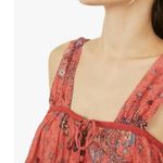 Free People Sunrise Nightie Coral Boho Mini Dress Photo 3