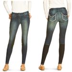 Ariat Denim Zig Zag Pocket Low FZ Size 28L/6 Long Equestrian Style No. 10012371 Blue Photo 1