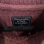 Abercrombie & Fitch  women’s oversized burgundy sweater Photo 1