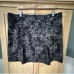 Rip Skirt Hawaii Wrap Gray & Black Floral Size XXL Mini Skirt Beach Vacation EUC Photo 2