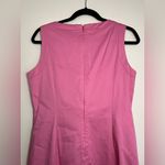 Brooks Brothers 346 Pink Sleeveless Sheath Dress Size 12P work career preppy Photo 4