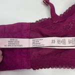 Victoria's Secret Victoria’s Secret Wine Lace Dream Angels Padded No-Wire Bra 32DD Photo 4