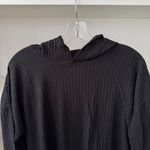 Chaser Black Waffle Thermal Knit Hoodie Photo 4