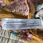 Band of Gypsies Band of Gypsy’s mustard yellow pink floral boho strapless wide leg jumpsuit M Photo 7