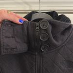 The North Face Long Sweater Jacket Quilted Small Black Photo 3