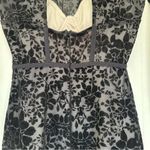 Lulus LULU’S Cor-Set to Go Black Burnout Velvet Print Dress X-Small Photo 8