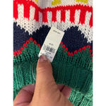 Aerie New Holiday Sweater Size Medium Christmas Nordic Stripe Fair Isle Green Photo 8