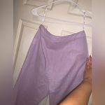 Charlie Holiday Nwot lavender  linen crop & pant set cutout spring summer classic Photo 4