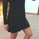 BCBGMAXAZRIA Black Long Sleeve Shift Dress  Photo 0