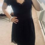 Eliza J  black lace empire waist dress Photo 1