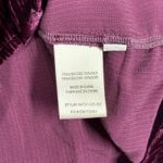 Bella Dahl Shirt Womens Medium Purple Winter Bloom Round Yoke Velvet Corduroy Photo 5