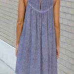 Kori  purple crochet neck Trapeze midi dress Photo 2