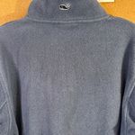 Vineyard Vines Men’s Size Medium Blue Fleece Quarter Zip Pullover Green Trim Photo 9