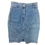 Unionbay Vintage Women’s Blue Pencil Denim Skirt RN60307 Junior Size 5 Photo 5
