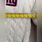 NFL  Womens New York Giants Drop Back Hooded Full Zip Jacket White NWT Si… Photo 5