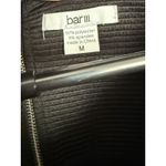 Bar III  Black Ribbed Knit Dress w/ Back Zip – Women’s Size M - EUC Photo 3