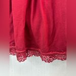 Avid Love L Babydoll Chemise with Lace Trim Neglige Lingerie Red Size L Photo 4