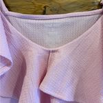 Nine West  Pink Ruffle Tank Top size L Photo 1