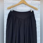 CAROLINA BENOIT MARRAKECH BLACK PANTS WITH PEARLED HEM SMALL Black Photo 6