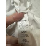 Reebok  Women's‎ White Active Tee Size Large Back Cutout Logo Athleisure Top Photo 5