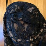 Bloomingdales  Lingerie Vintage Black Lace Bustier Bodysuit Strapless NWT Size 32 Photo 5