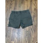 James Perse Los Angeles Shorts Women's Size Large 3 Stretch Cotton Poplin Green Photo 3