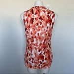 Dana Buchman Draped neck Tank Top Blouse XSMALL Sleeveless burnt orange NEW Photo 4