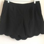 Tobi Black Scalloped Shorts Photo 0