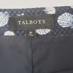 Talbots size 10 navy blue pink seashell nautical preppy mini skirt Photo 2