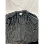 East 5th  Black Zipup Front Wide Collar Leather Jacket Womens‎ Medium Photo 8