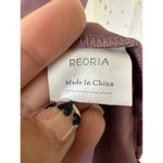 Reoria Halter High Round Neck Stretchy Racerback Leotard Bodysuit Snap Closure S Purple Photo 7