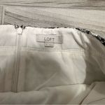 Loft Business Casual Mini Skirt Size 6 Black & White Photo 2