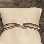 Kate Spade  cubic zirconia pave silver plated Infinite hinges bangle, new. Photo 3