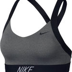 Nike  Gray & Black Pro Indy Logo Bra Photo 0