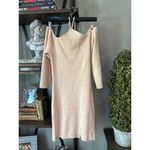 Lost + Wander  Sandy Rock Knit Halter Mini Dress Cream Womens Size Large Photo 5