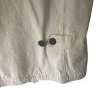 Chico's Cargo Vintage Size 1 Medium White Cotton Boho Tropical Outdoor Vest Photo 4