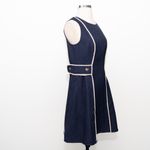 Shoshanna  | Samara Navy Textured Mini Dress Photo 12