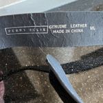 Perry Ellis  Genuine Leather Western Bling Belt Womens M L Tooled Photo 3