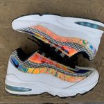 Nike Air Max 95 GS White Black Blue Gaze 6Y Photo 0