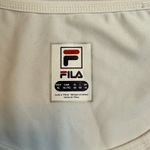 FILA  Women XL White Tennis Tank Top Activewear Athletic Sleeveless Performance # Photo 4