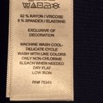 Rachel Zoe NEW Navy/White Crewneck Rib Knit Top M Photo 5