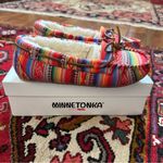 Minnetonka NWT Multicolor Striped Moccasins Photo 6