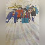 THE BEATLES YELLOW SUB TIE DYE VINTAGE TEE White Size XS Photo 3